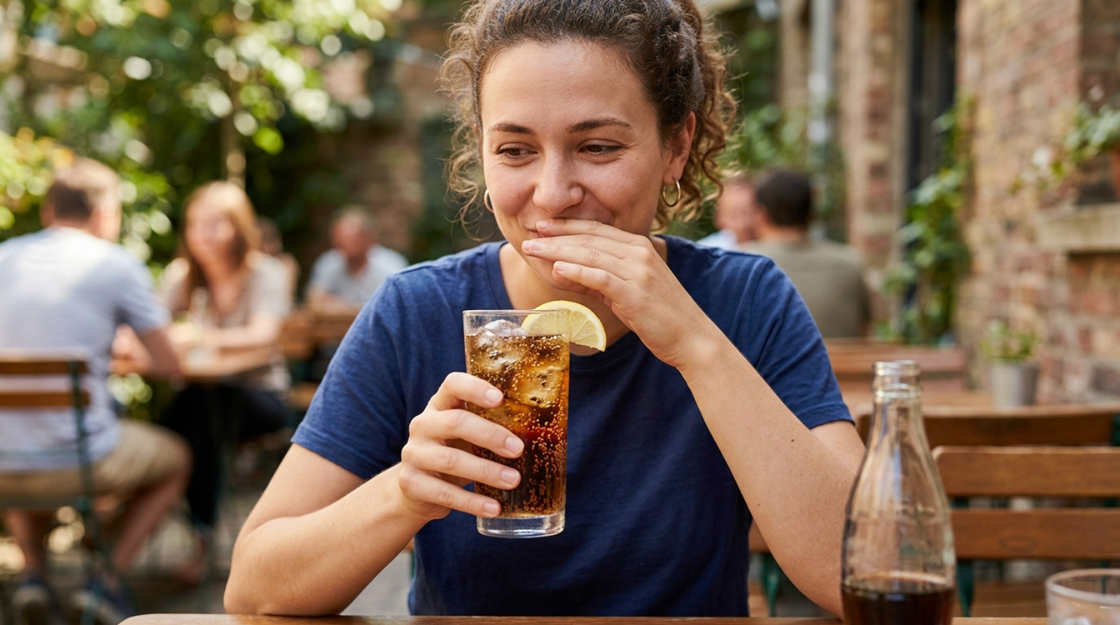 Consider Carbonated Drinks and Swallowed Air