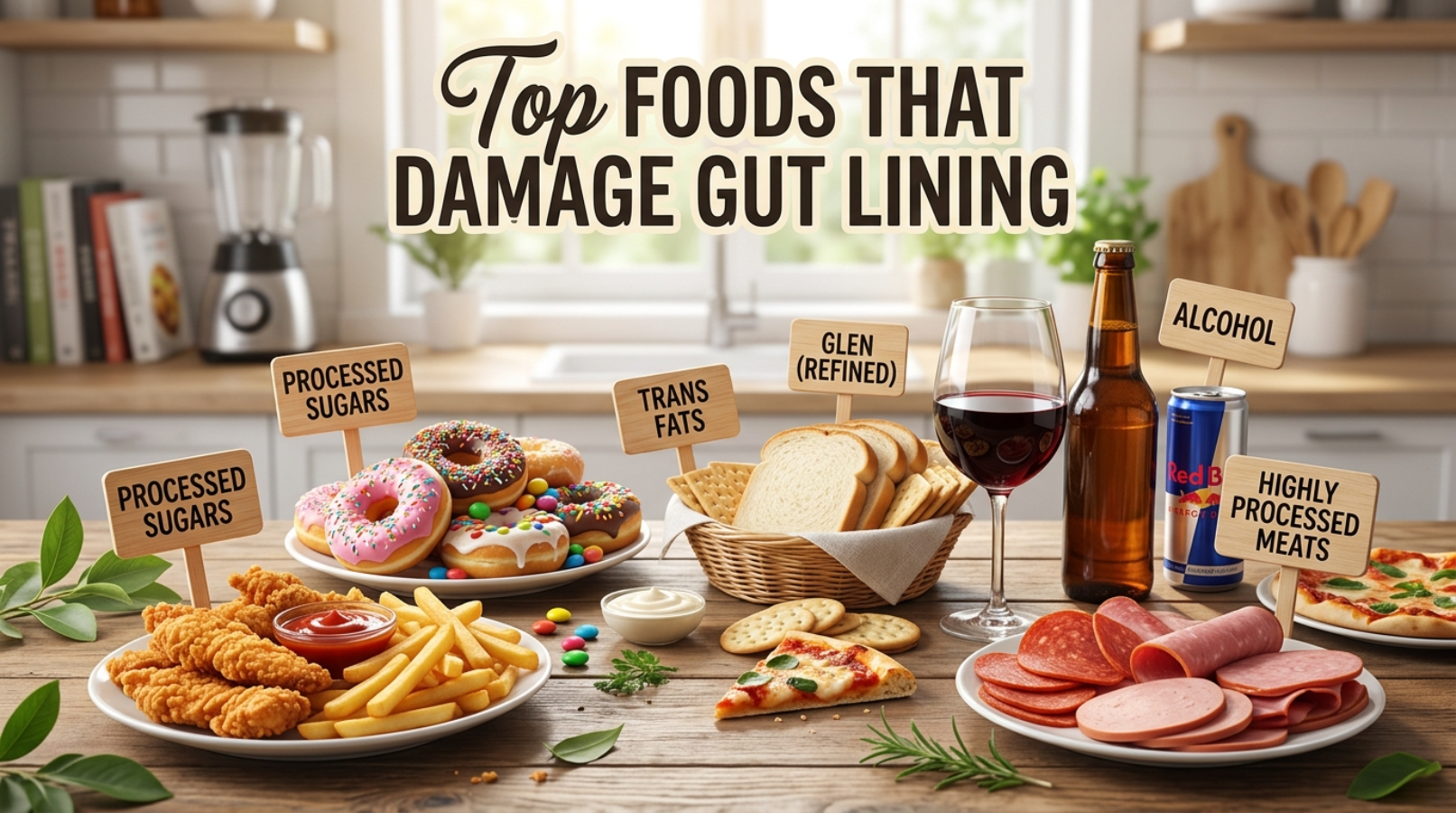 Top Foods That Damage Gut Lining