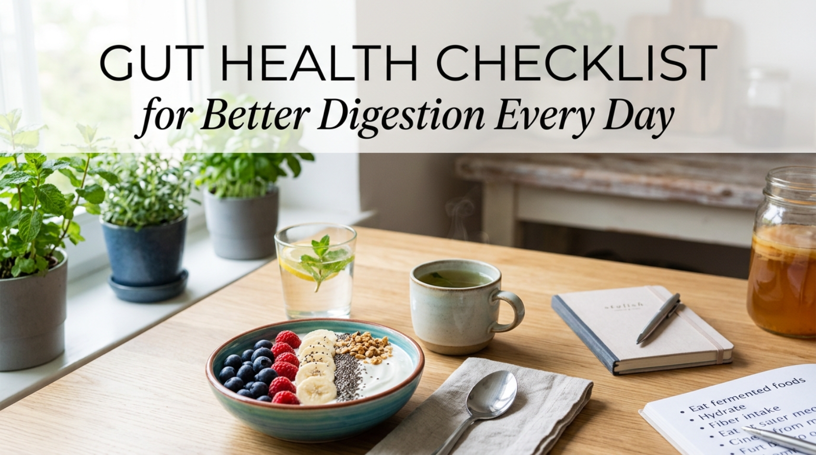 Gut Health Checklist for Better Digestion Every Day
