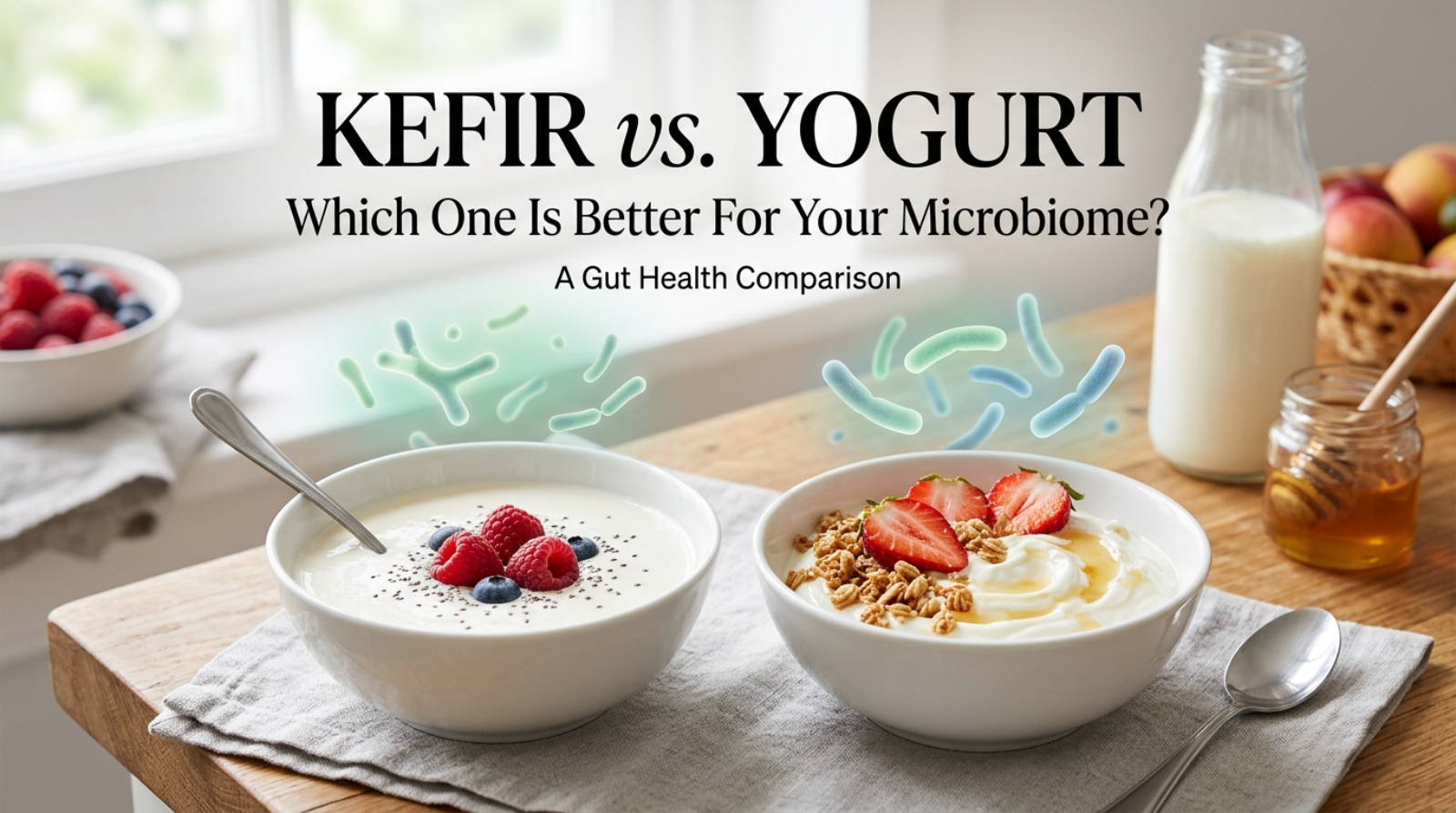 Kefir vs Yogurt Gut Health Which One Is Better for Your Microbiome