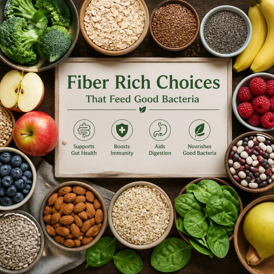Fiber Rich Choices That Feed Good Bacteria