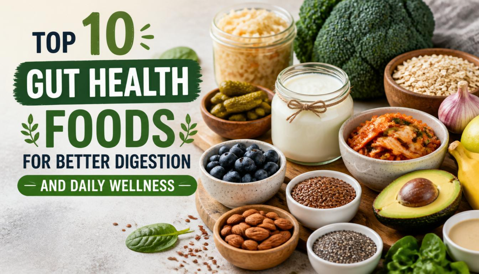 Top 10 Gut Health Foods for Better Digestion and Daily Wellness