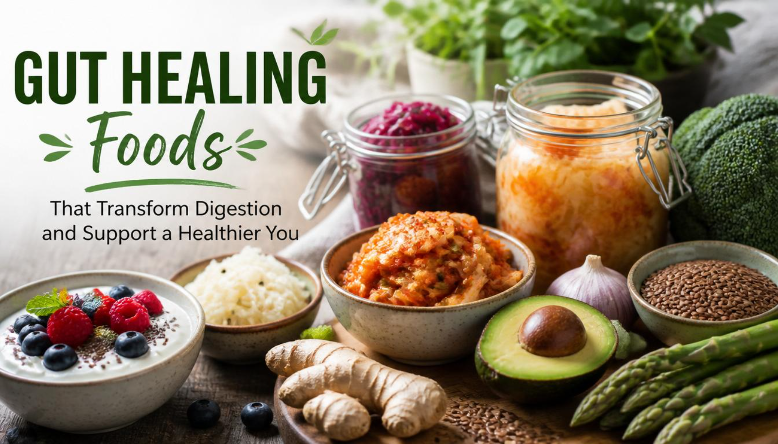 Gut Healing Foods That Transform Digestion and Support a Healthier You