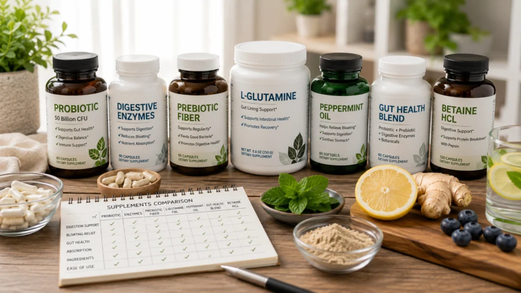 Comparing Different Digestive Supplements