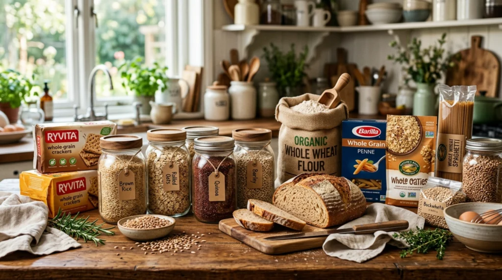 Stock Whole Grain Staples