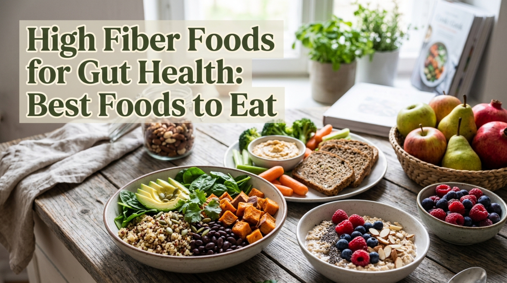 High Fiber Foods for Gut Health: Best Foods to Eat