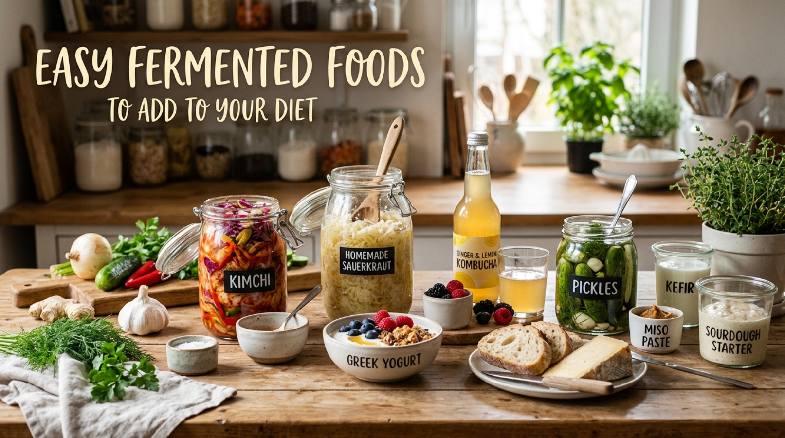 Easy Fermented Foods to Add to Diet