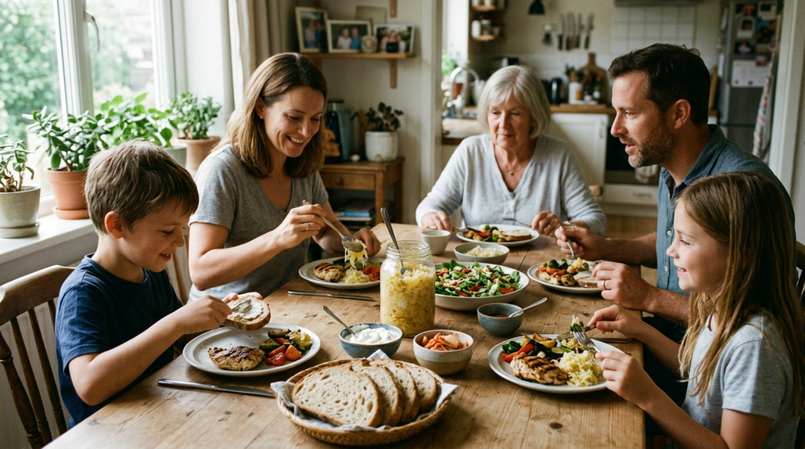 Including Fermented Foods With Family Meals