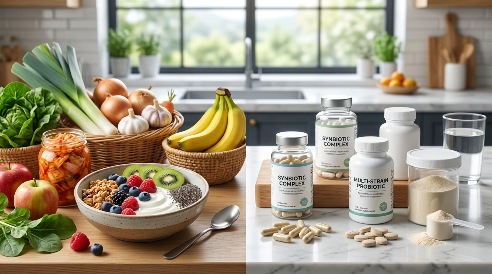 Food-Based Synbiotics vs Supplements