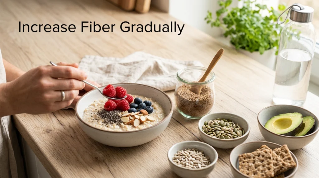 Increase Fiber Gradually