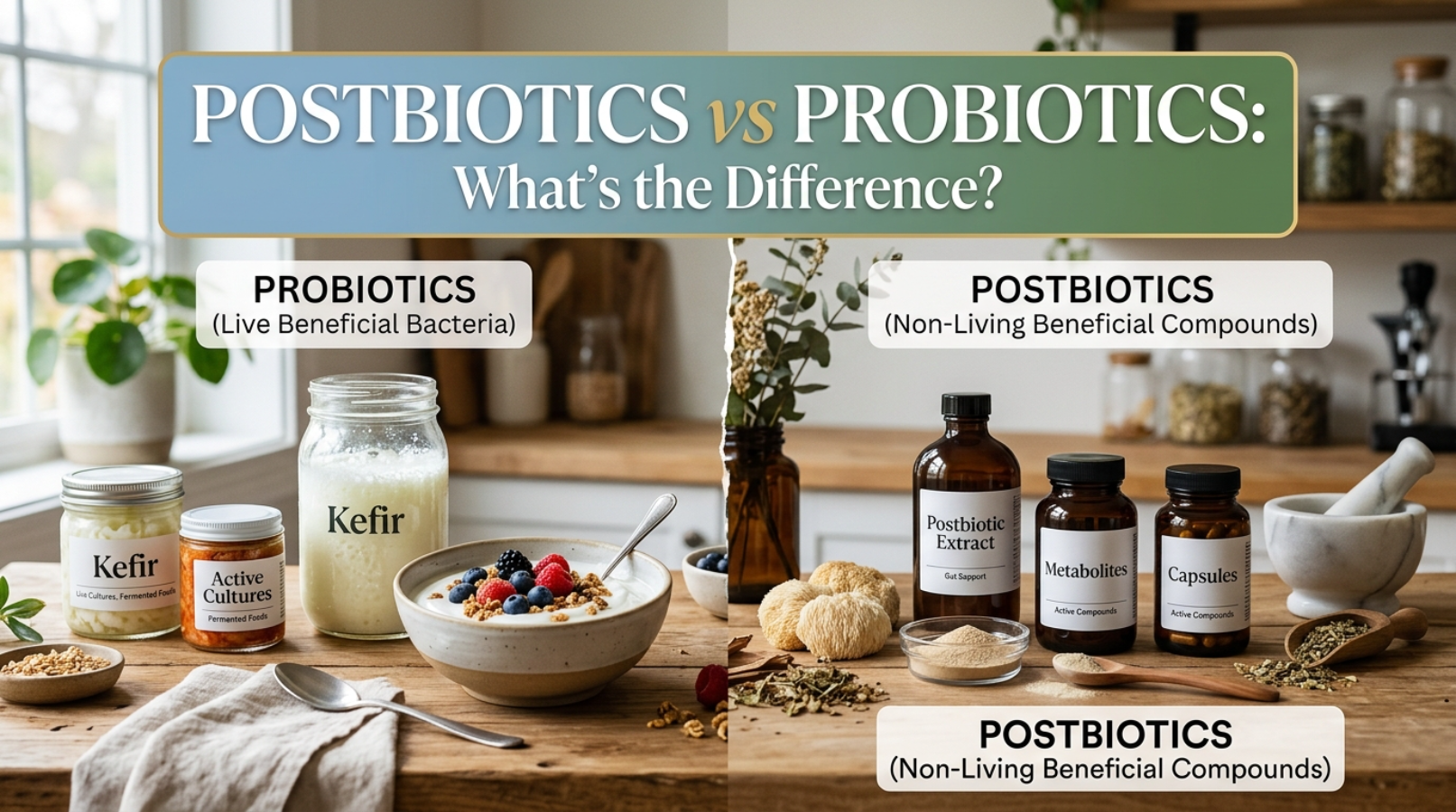 Postbiotics vs Probiotics: What's the Difference?