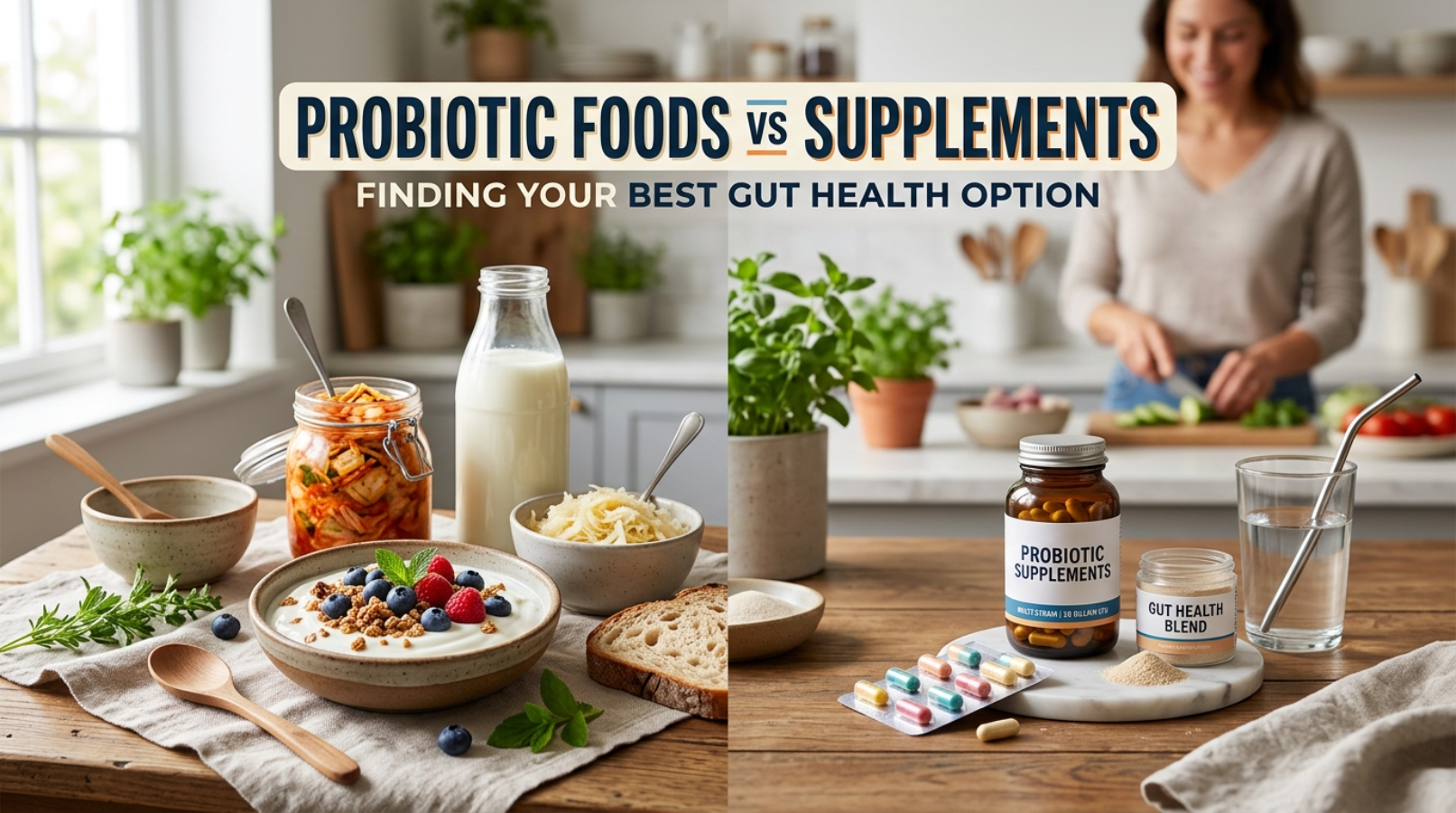 Probiotic Foods vs Supplements