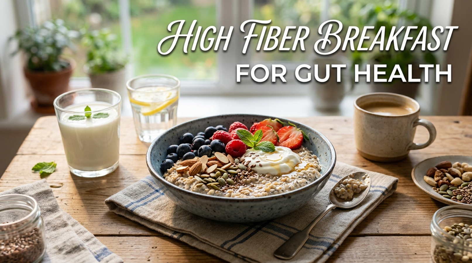 High Fiber Breakfast For Gut Health
