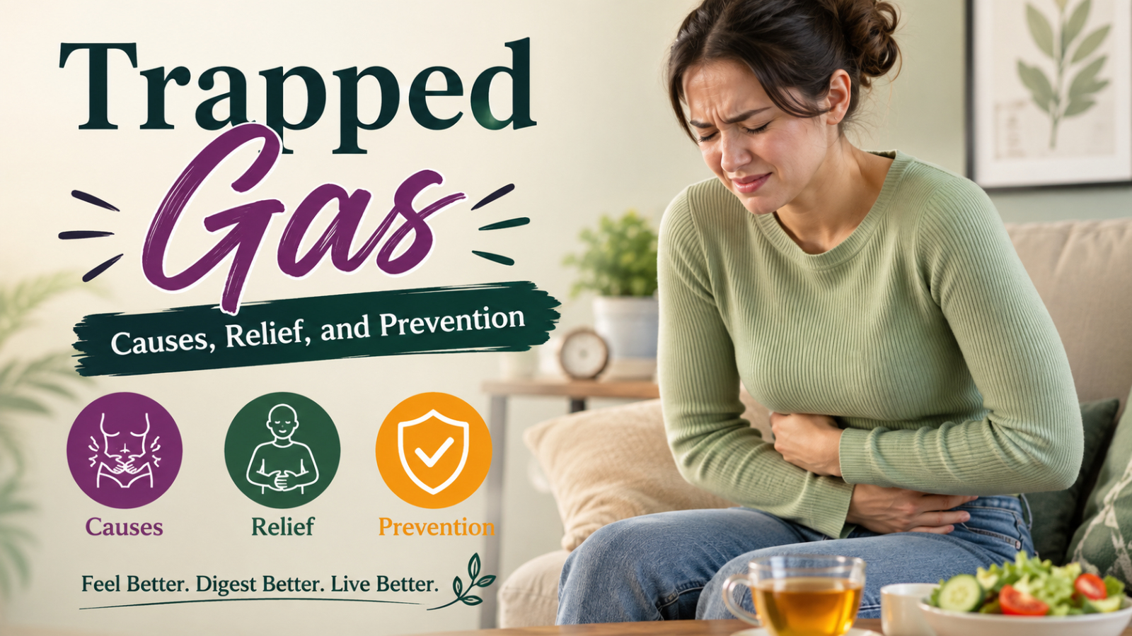 Trapped Gas: Causes, Relief, and Prevention