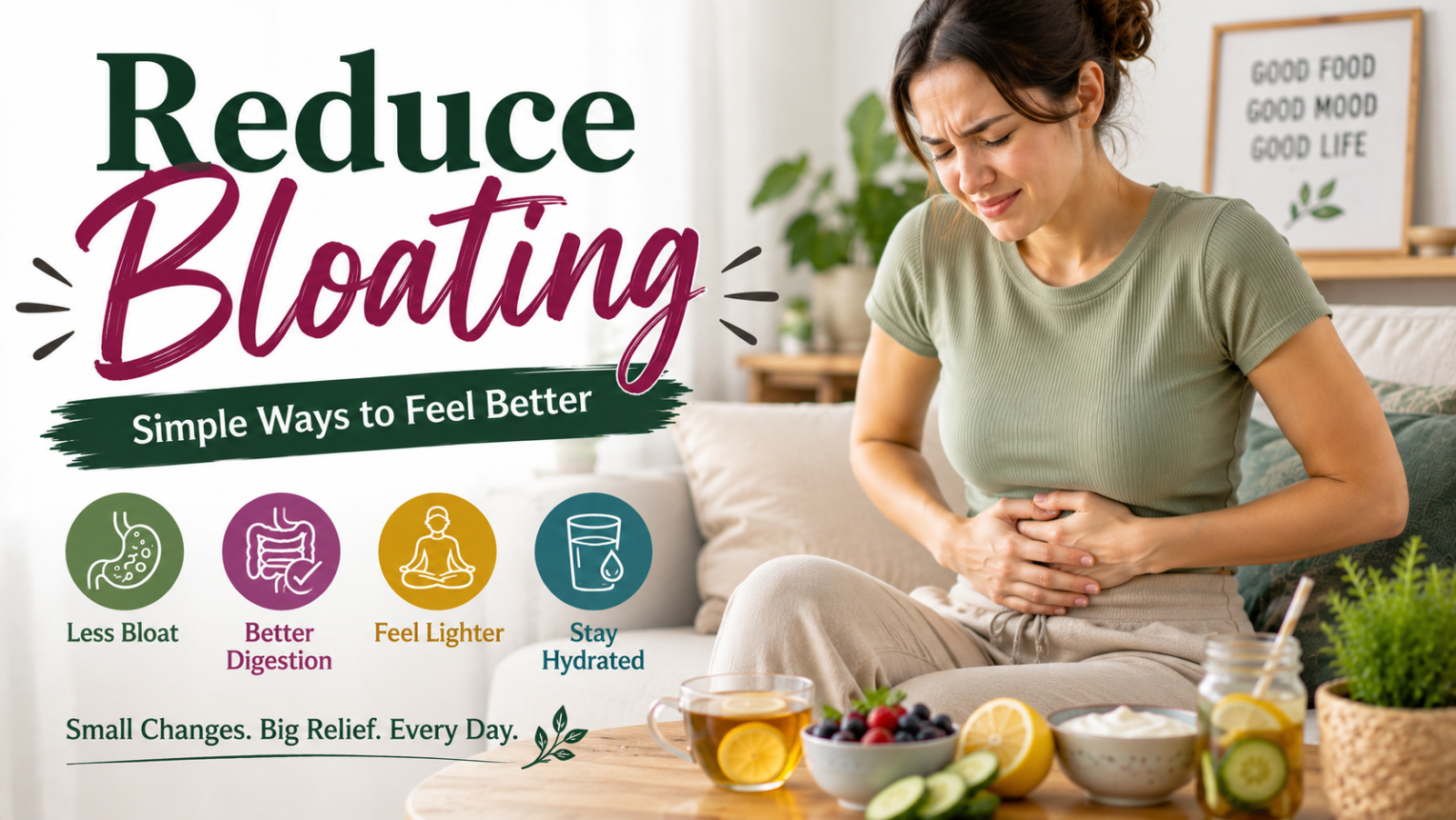 Reduce Bloating: Simple Ways to Feel Better