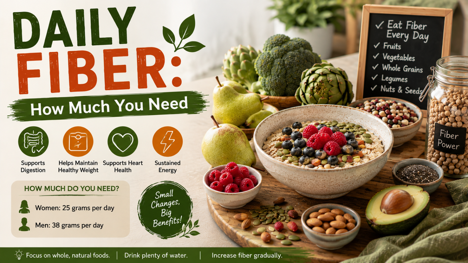 Daily Fiber: How Much You Need