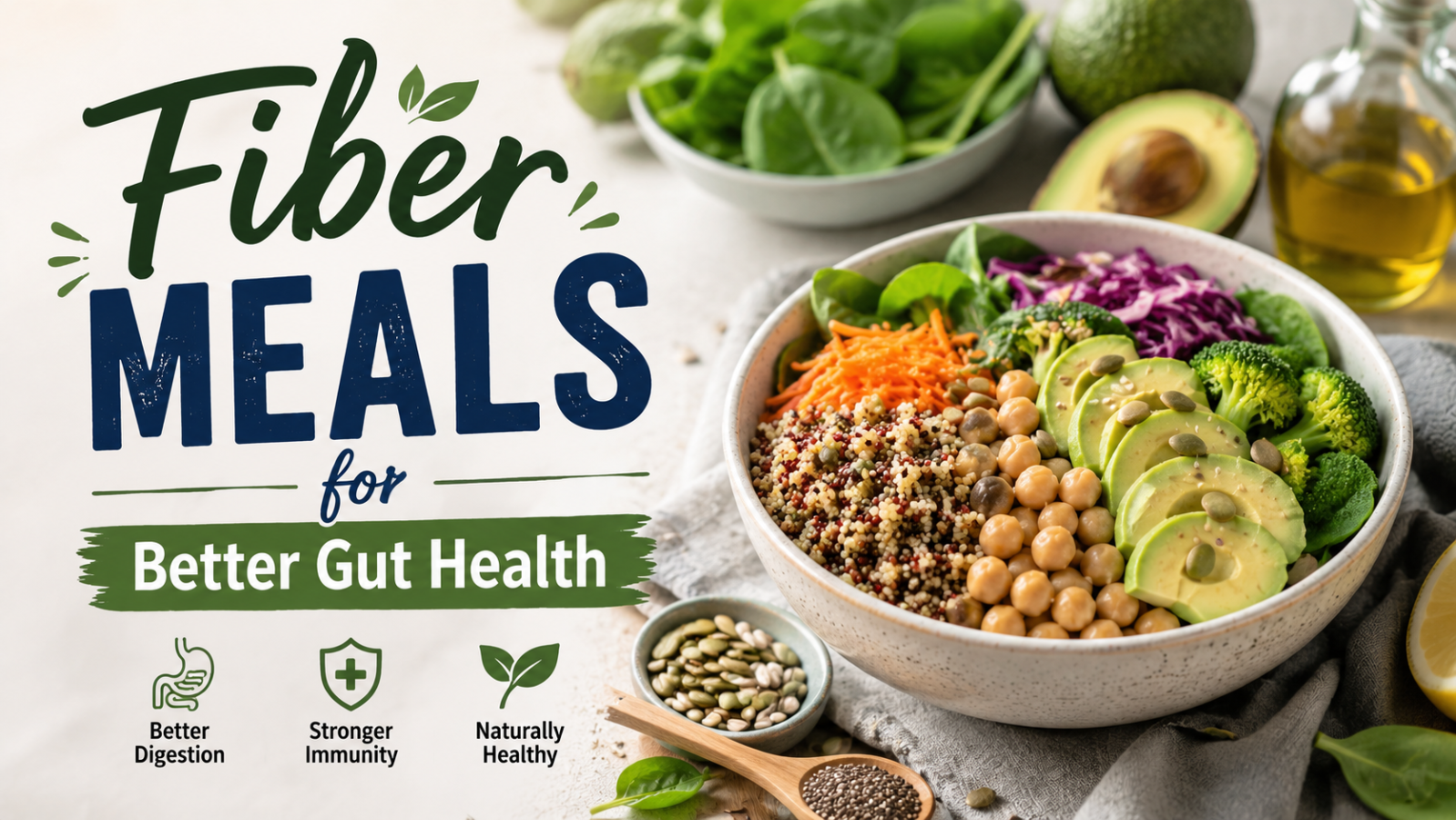 Fiber Meals for Better Gut Health