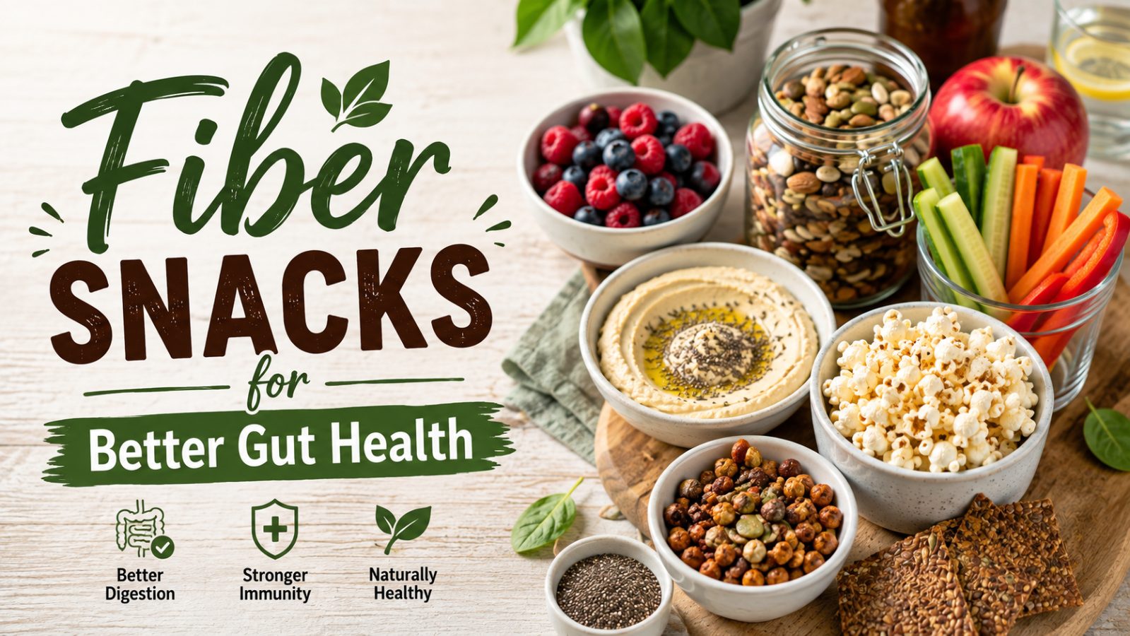 Fiber Snacks for Better Gut Health