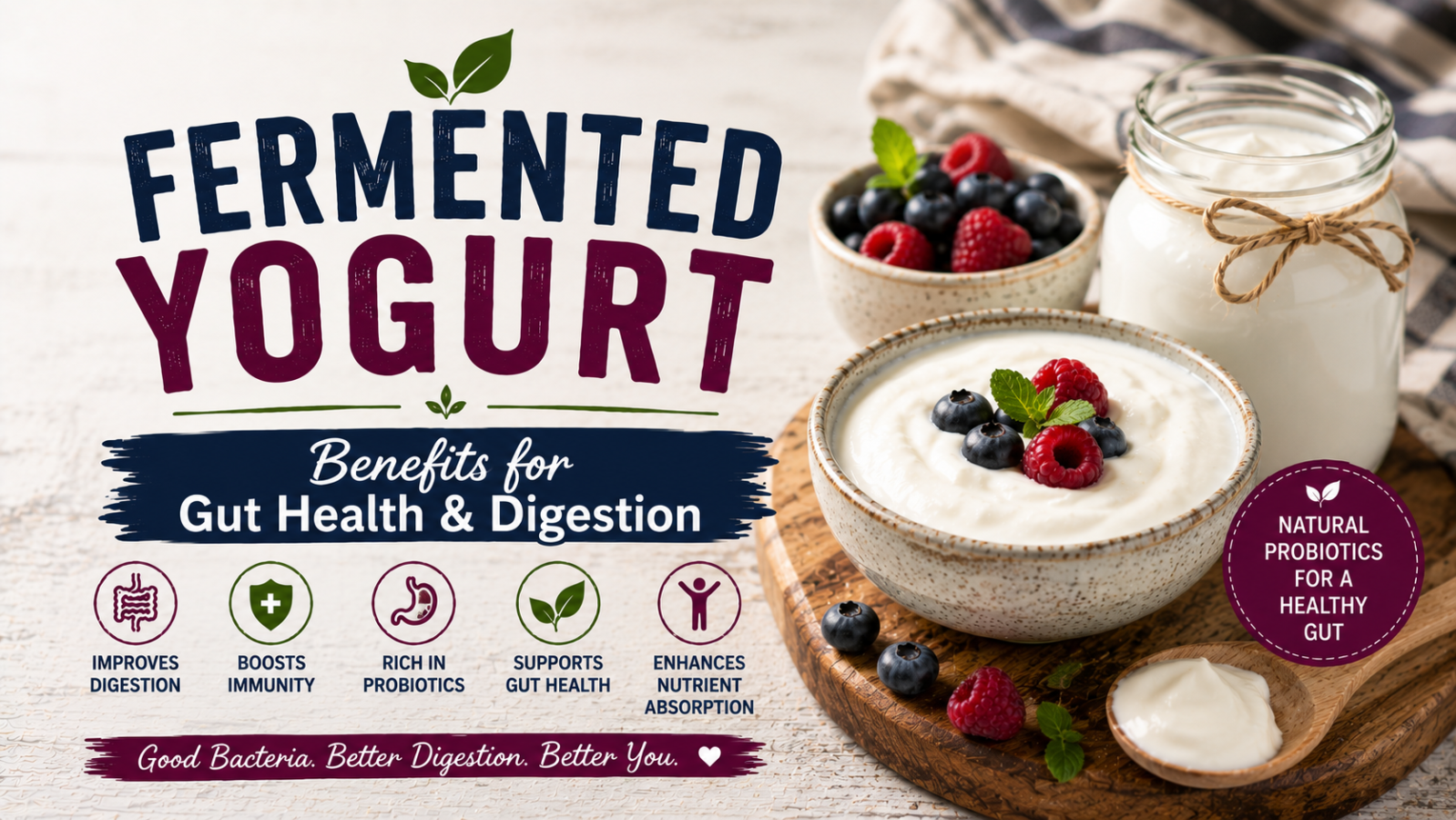 Fermented Yogurt Benefits for Gut Health and Digestion