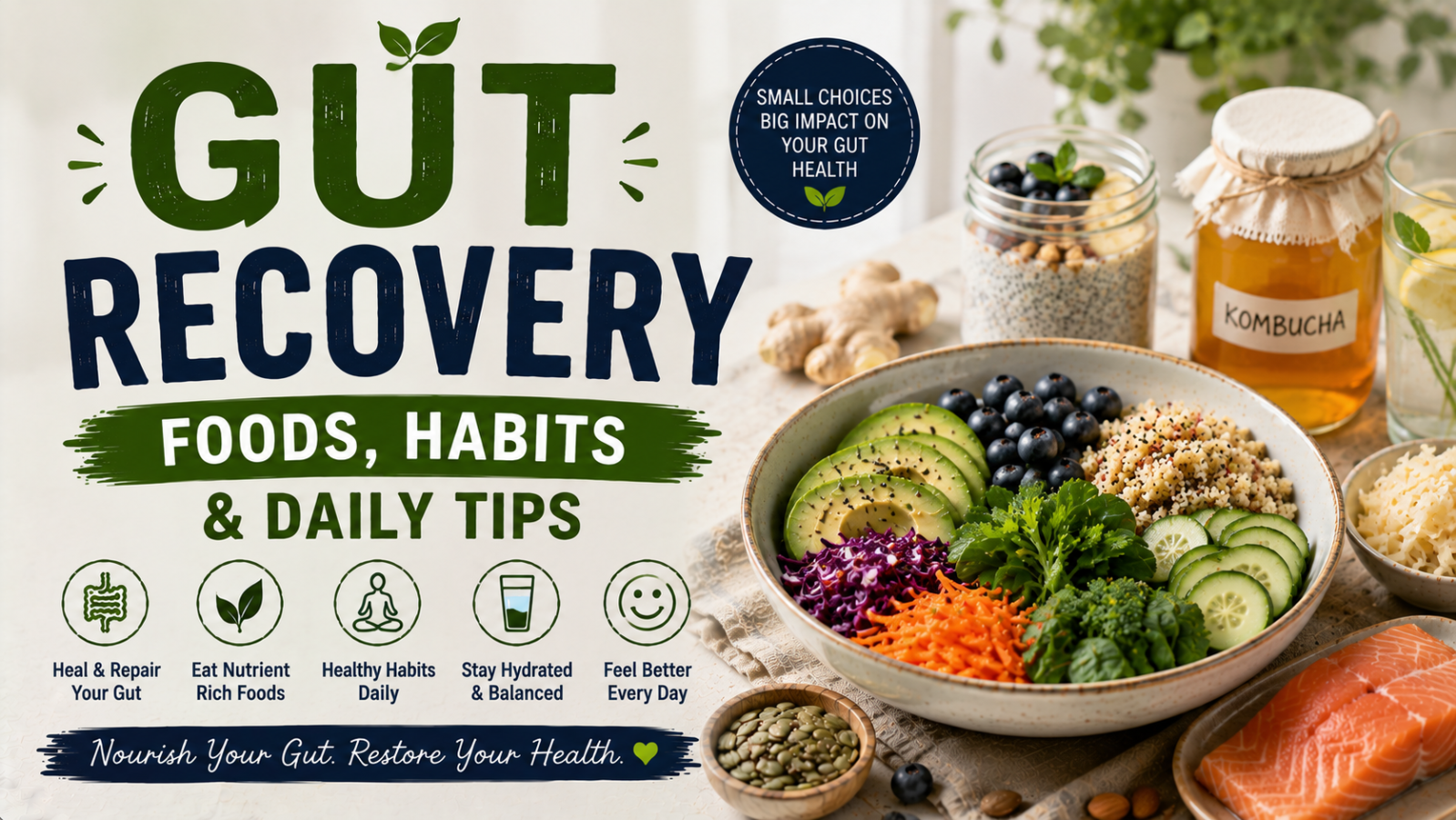 Gut Recovery: Foods, Habits & Daily Tips