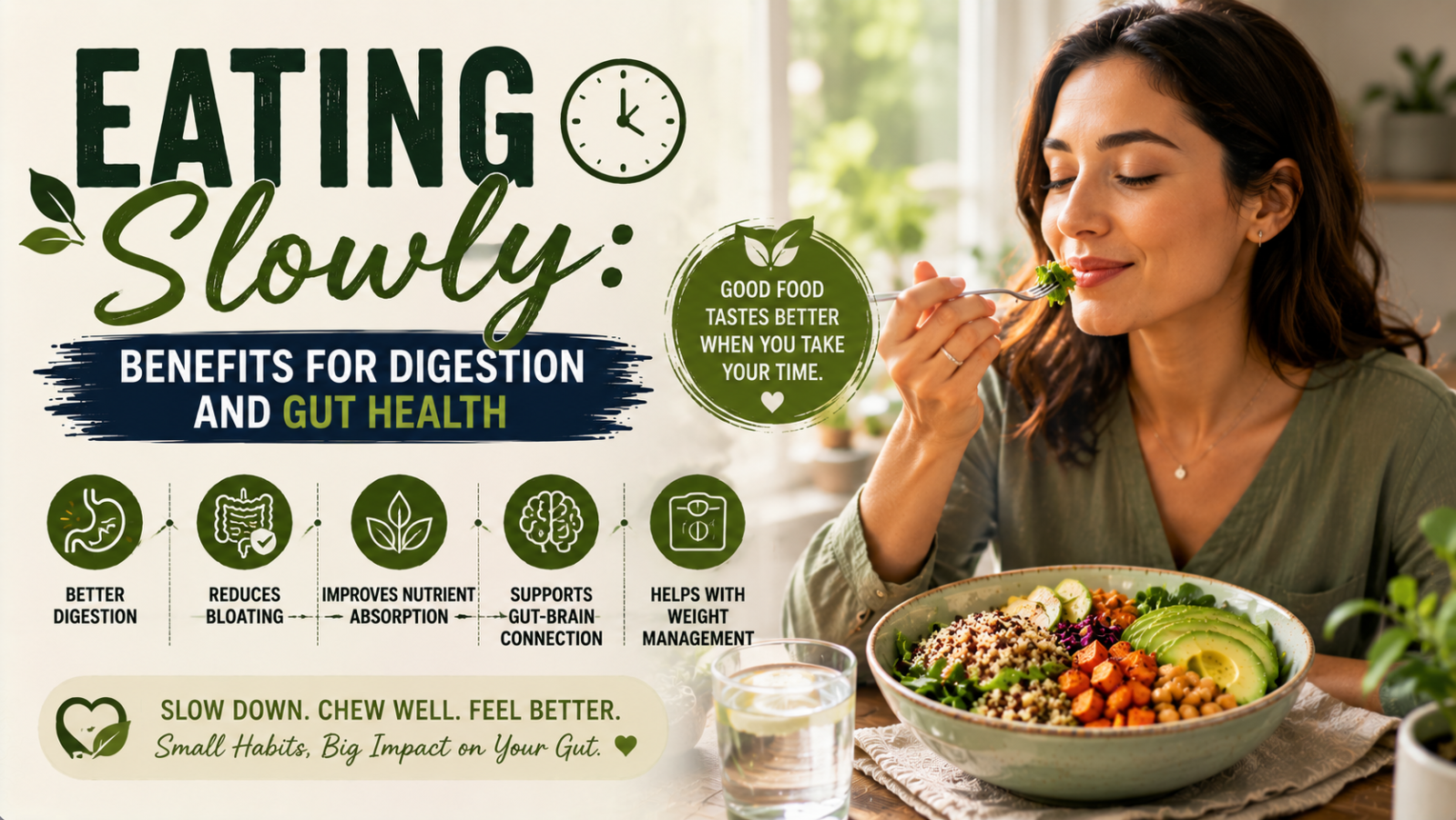 Eating Slowly: Benefits for Digestion and Gut Health
