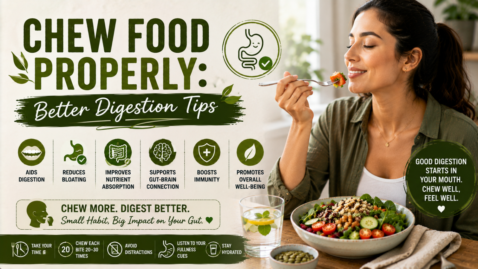 Chew Food Properly: Better Digestion Tips
