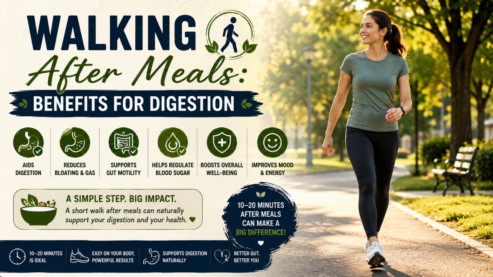 Walking After Meals: Benefits for Digestion