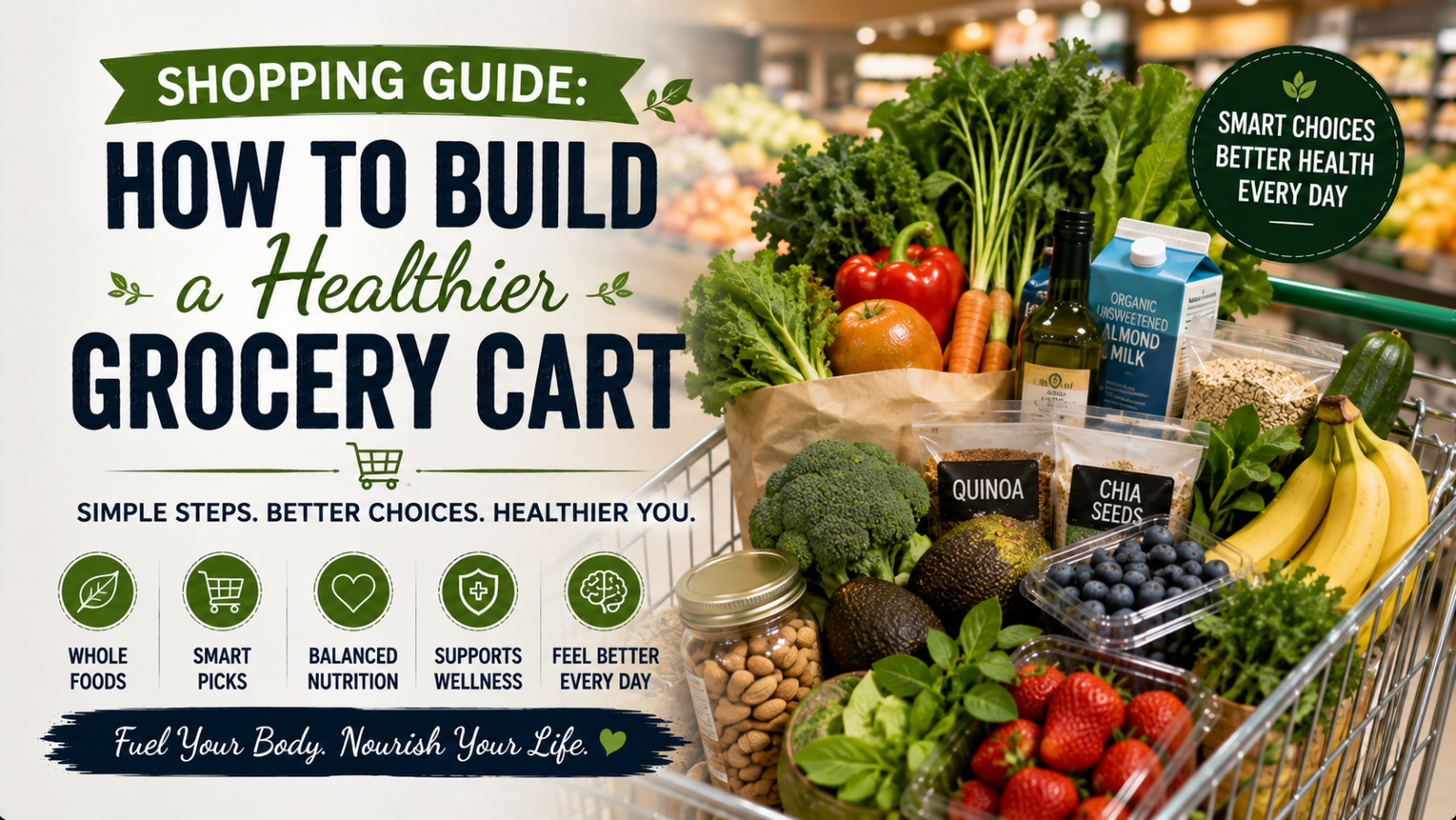 Shopping Guide: How to Build a Healthier Grocery Cart