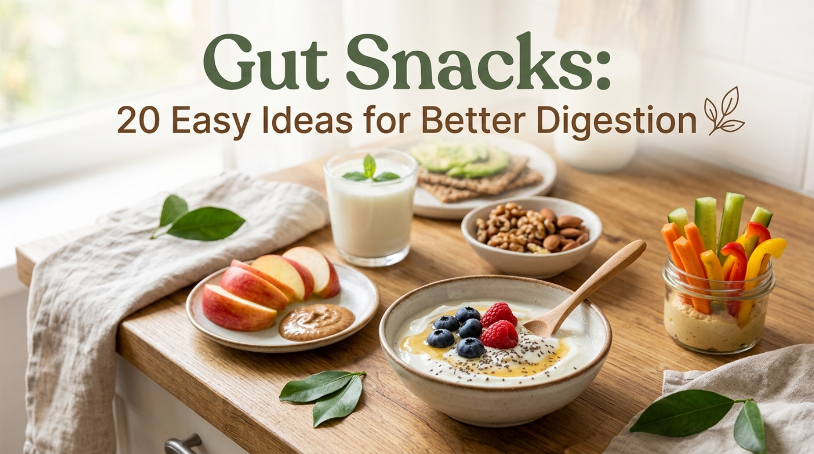 Gut Snacks: 20 Easy Ideas for Better Digestion