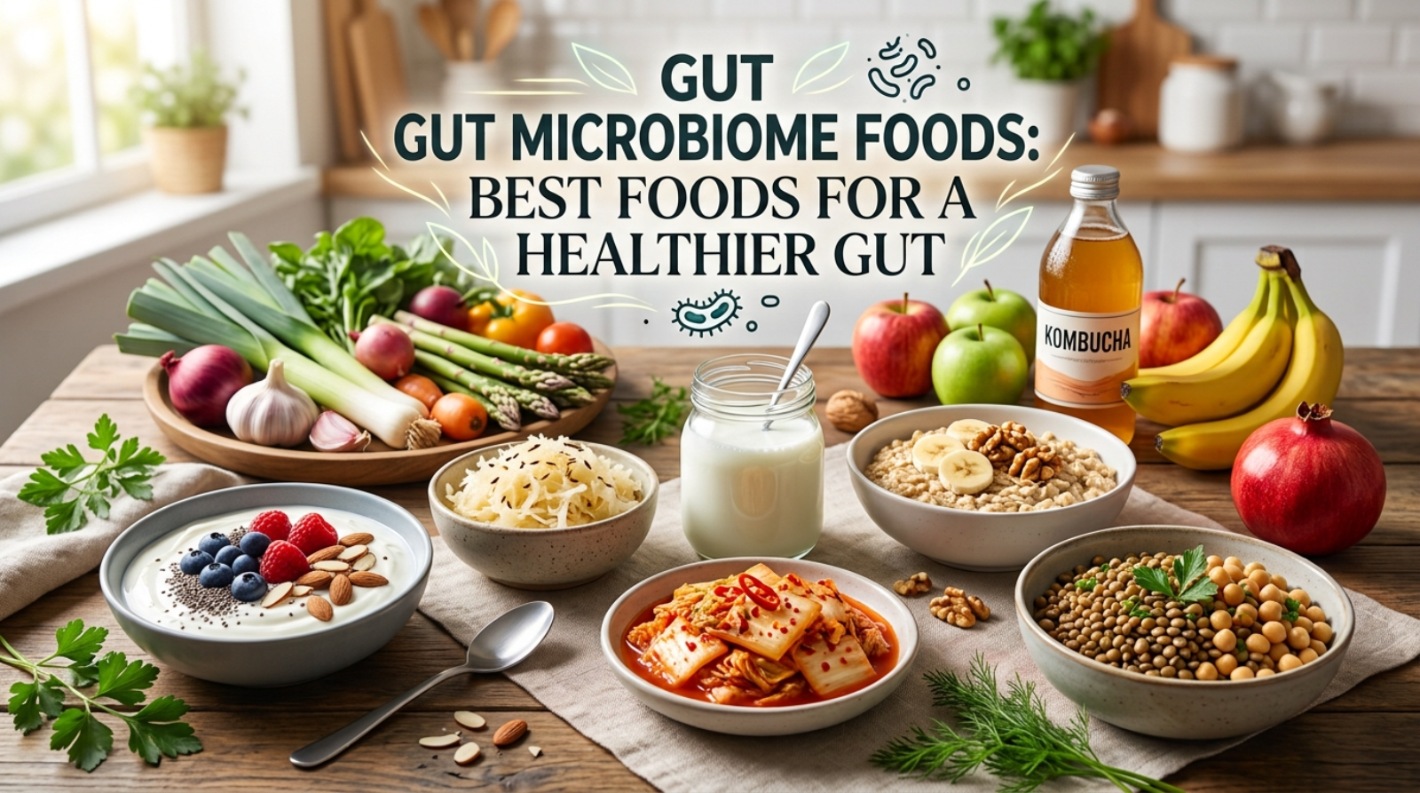Gut Microbiome Foods: Best Foods for a Healthier Gut