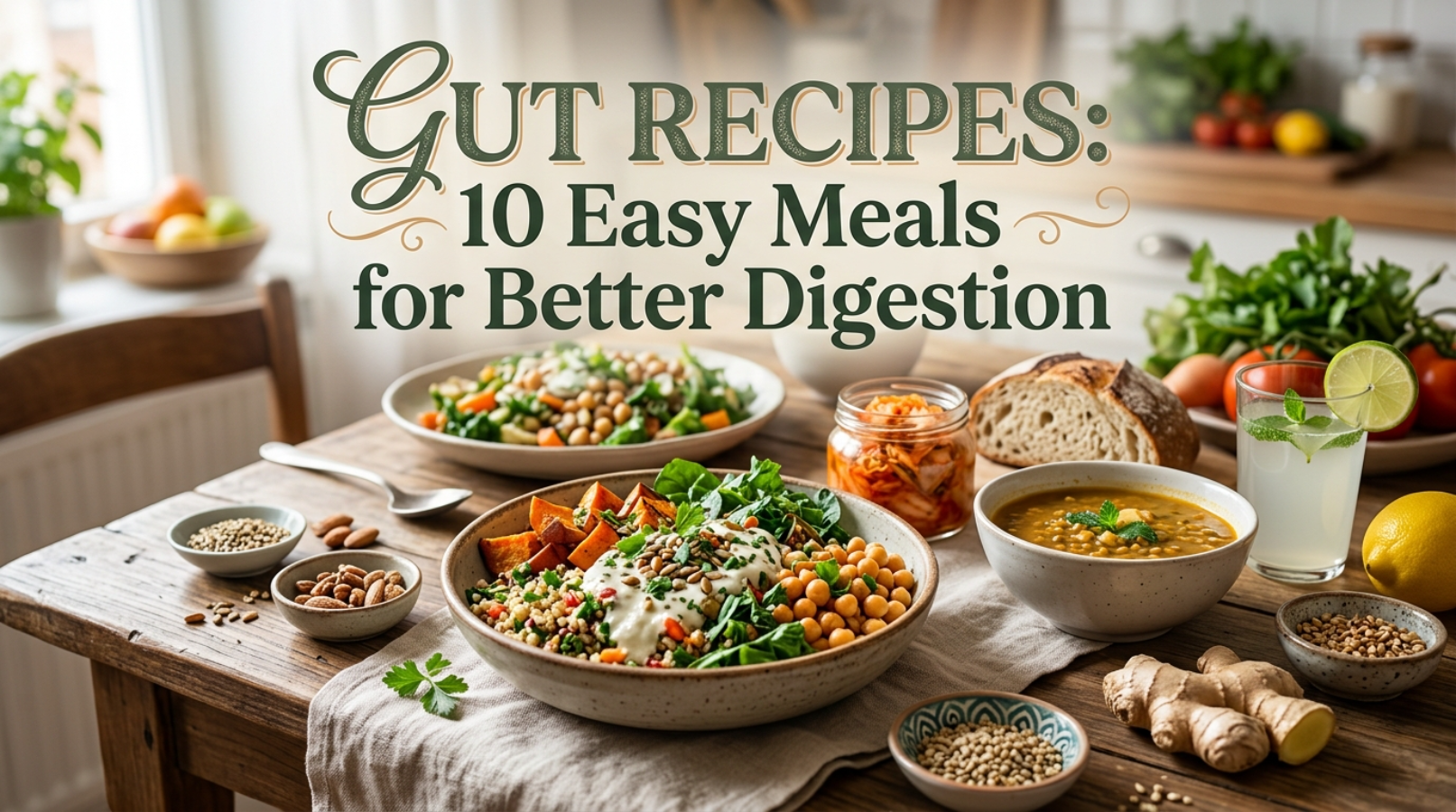 Gut Recipes: 10 Easy Meals for Better Digestion