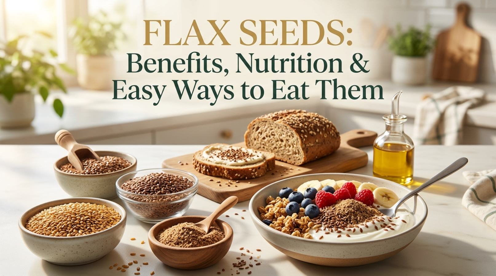 Flax Seeds: Benefits, Nutrition & Easy Ways to Eat Them