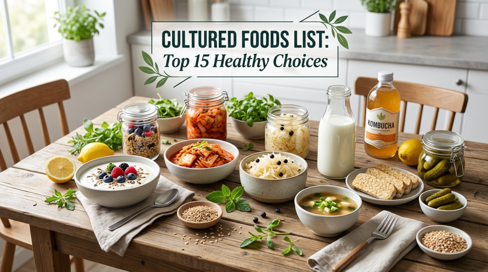 Cultured Foods List: Top 15 Healthy Choices