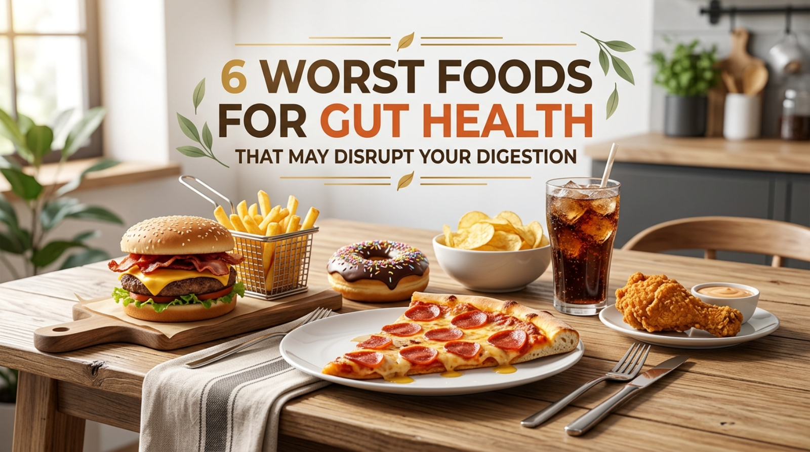 6 Worst Foods for Gut Health That May Disrupt Your Digestion