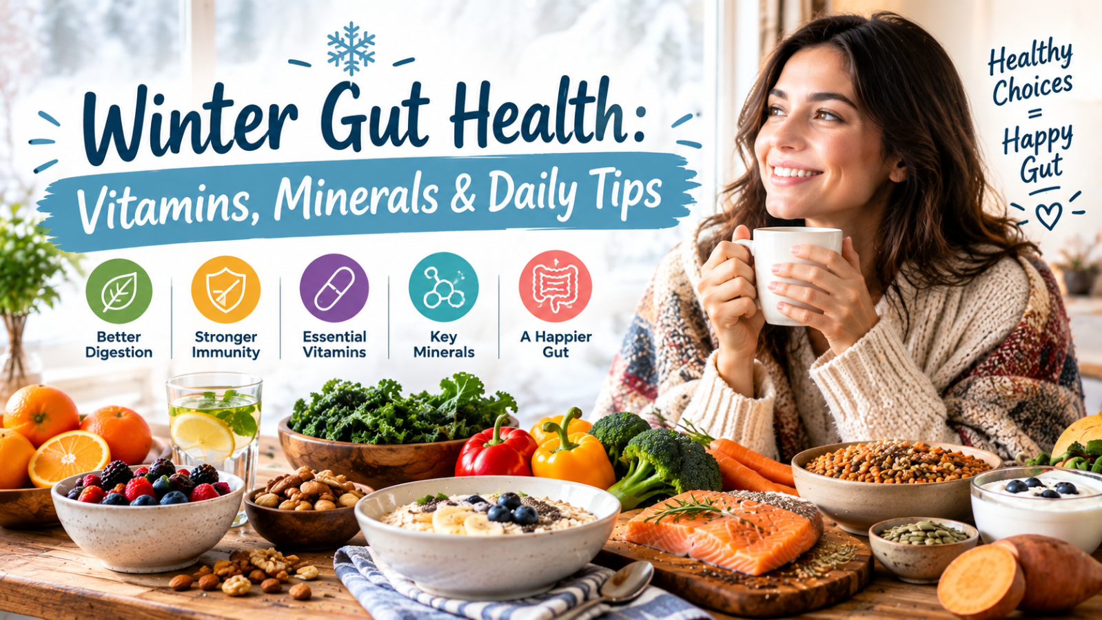 Winter Gut Health: Vitamins, Minerals & Daily