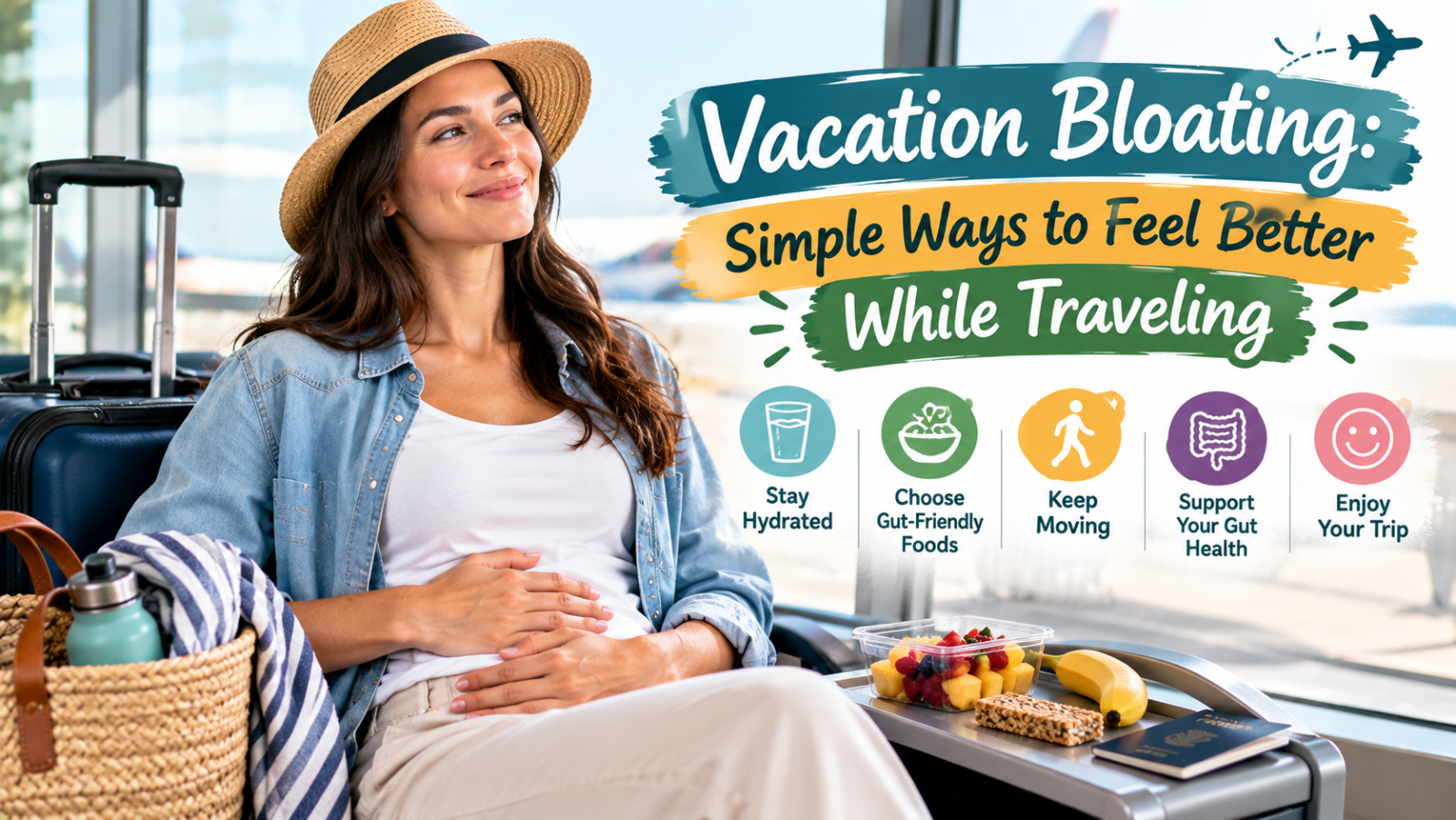 Vacation Vacation Bloating: Simple Ways to Feel Better While Traveling