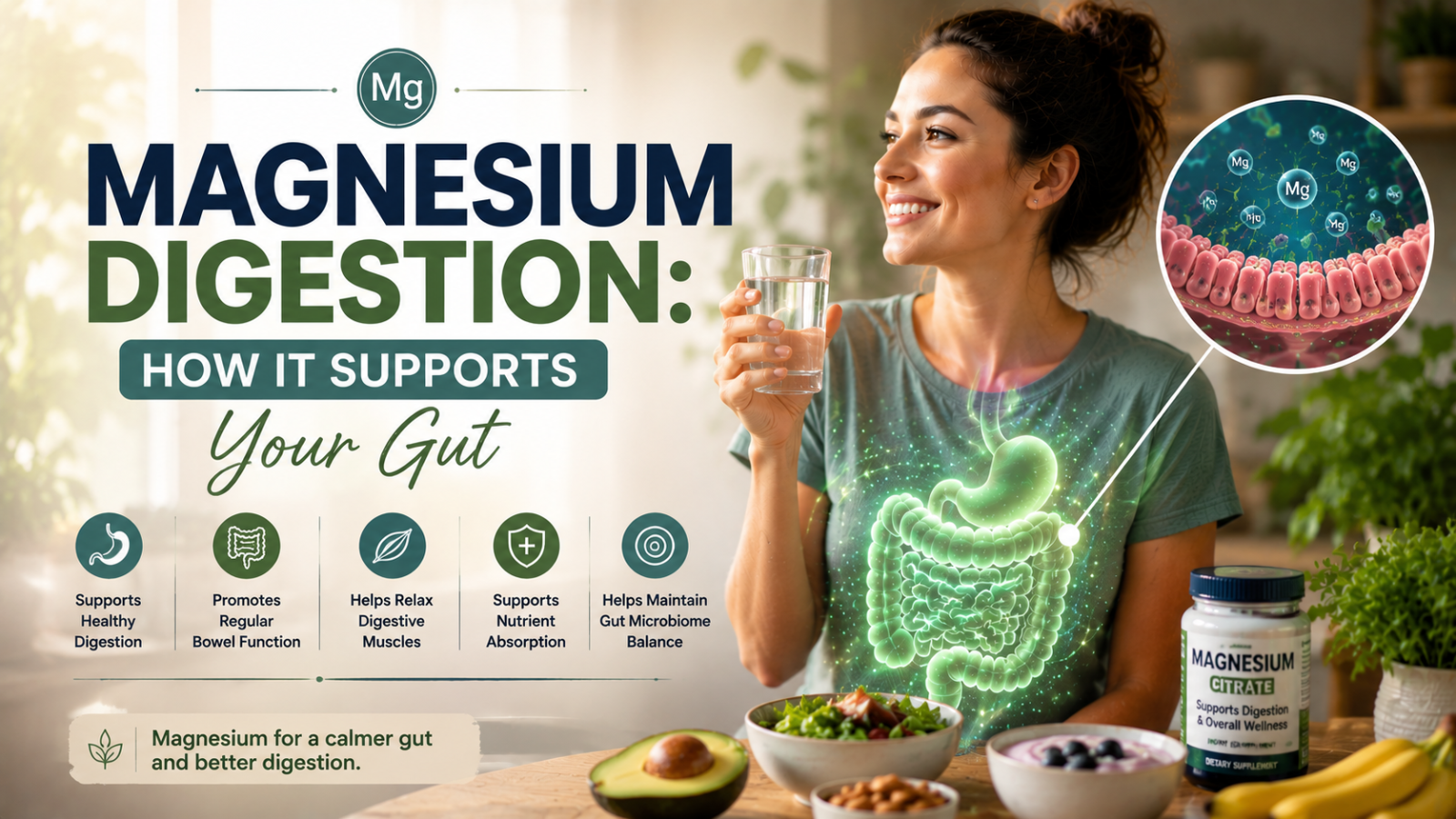 Magnesium Digestion: How It Supports Your Gut