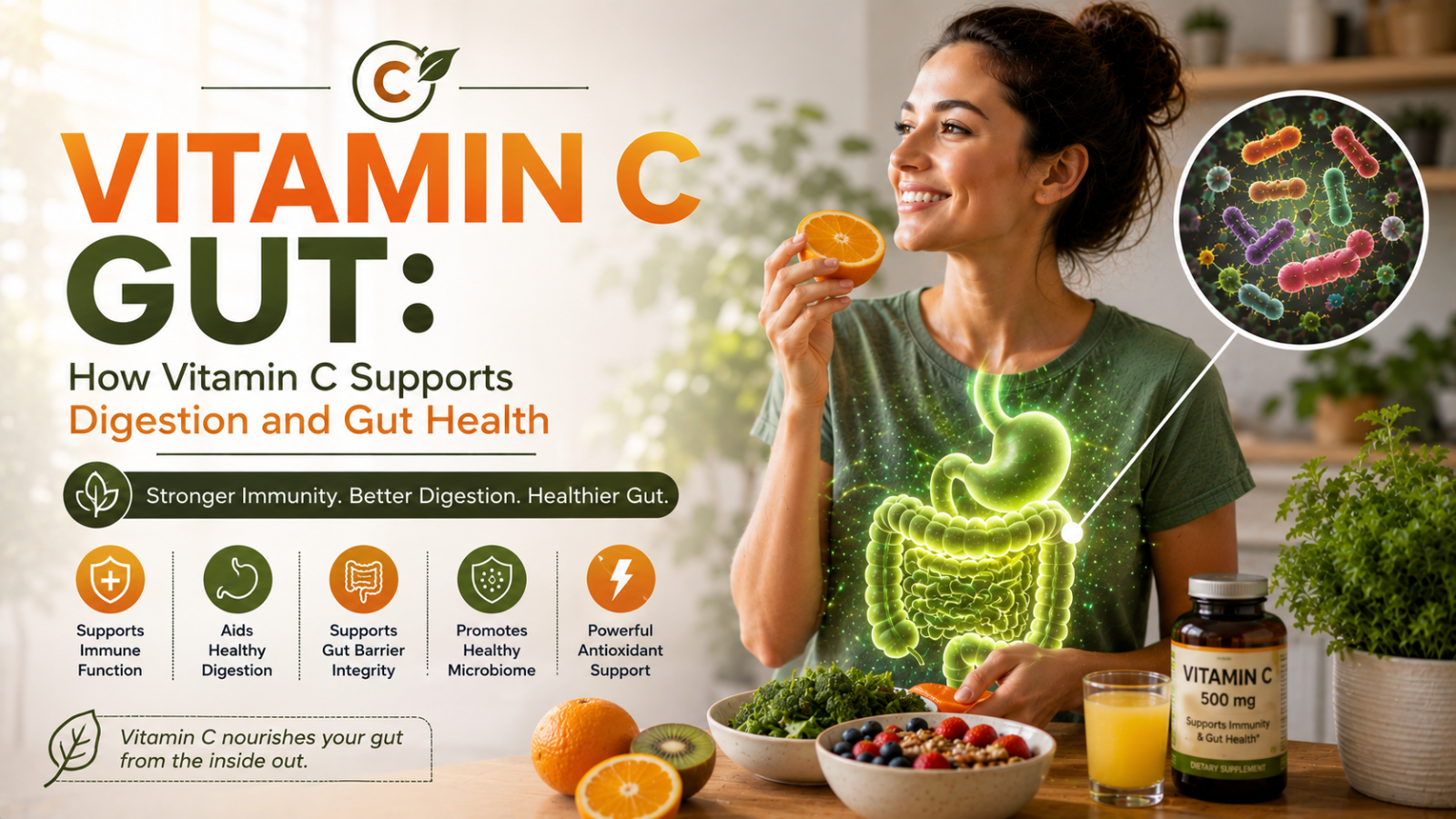 Vitamin C Gut: How Vitamin C Supports Digestion and Gut Health