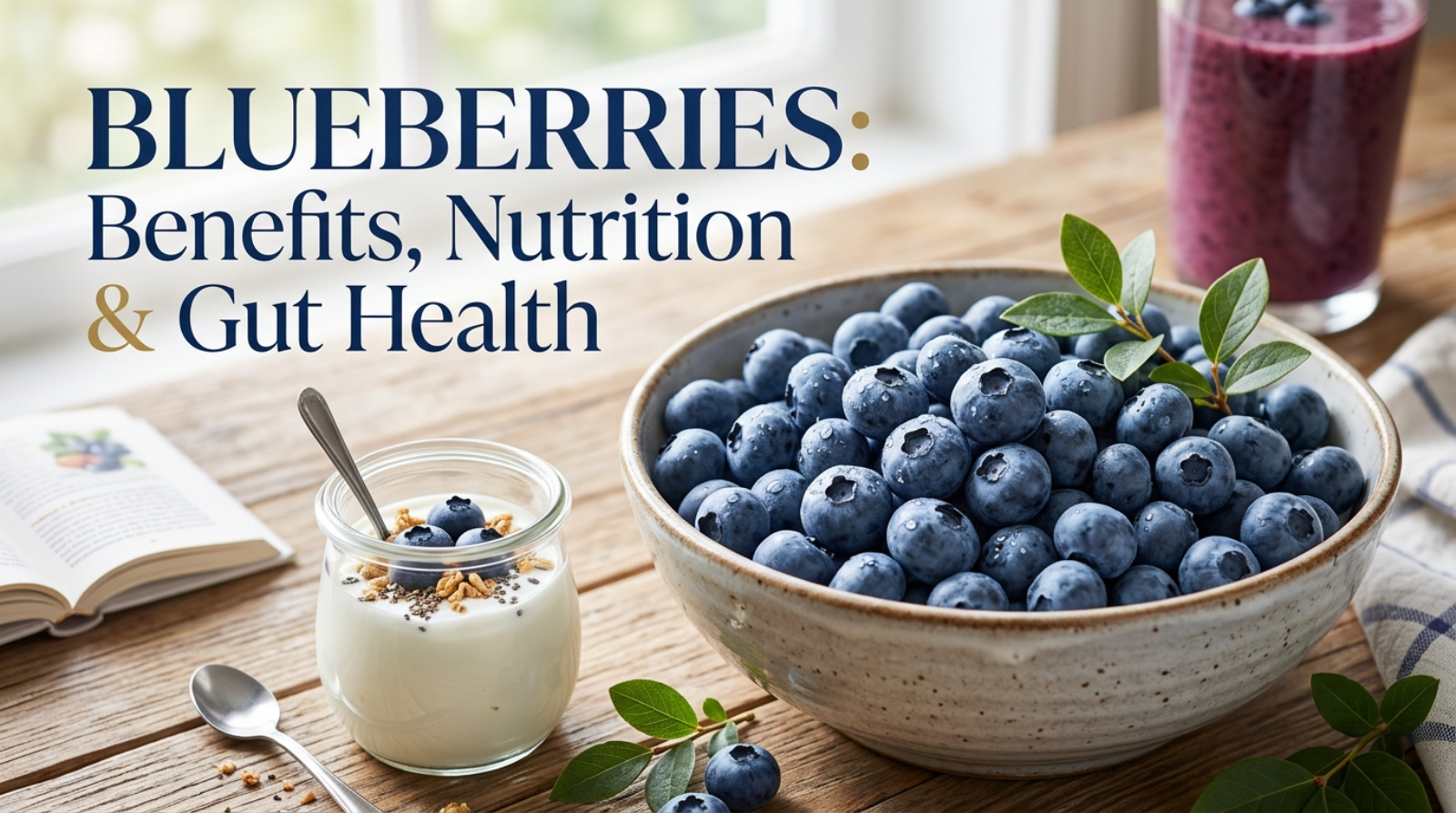 Blueberries: Benefits, Nutrition & Gut Health