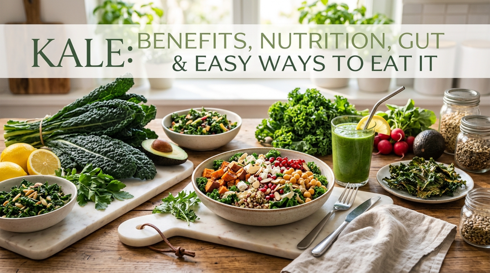 Kale: Benefits, Nutrition, Gut Health & Easy Ways to Eat It