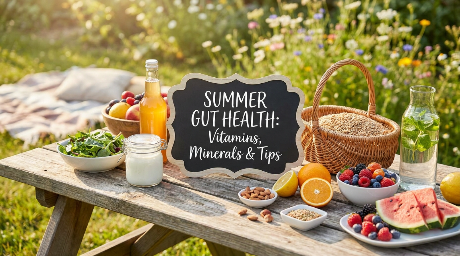Summer Gut Health: Vitamins, Minerals & Tips