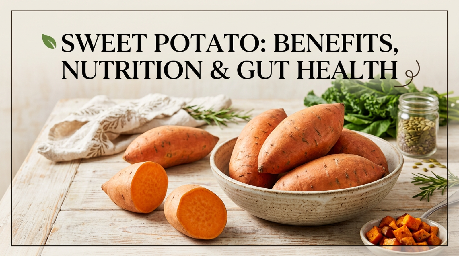 Sweet Potato: Benefits, Nutrition & Gut Health