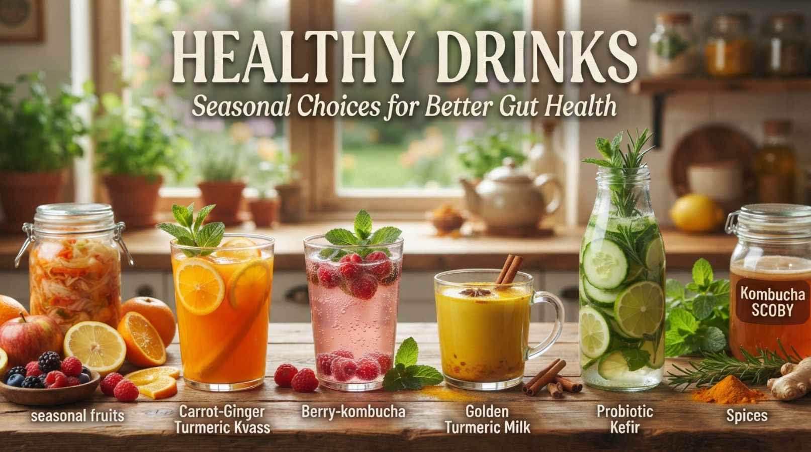 Healthy Drinks: Seasonal Choices for Better Gut Health