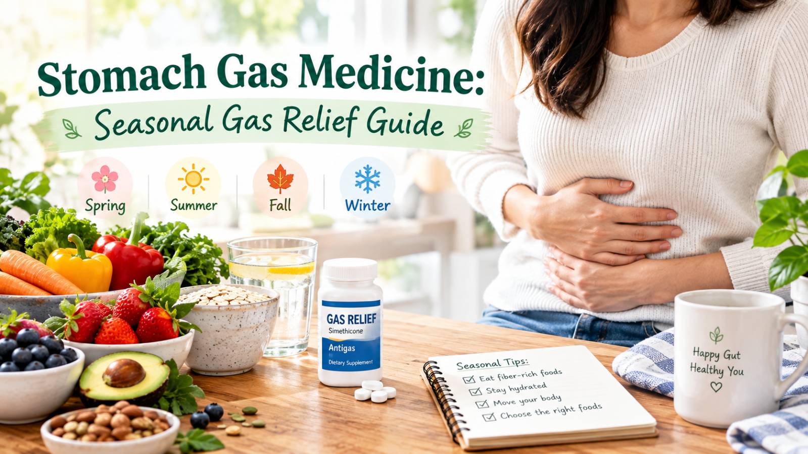 Stomach Gas Medicine: Seasonal Gas Relief Guide
