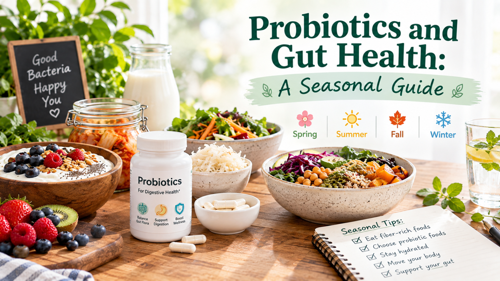 Probiotics and Gut Health: A Seasonal Guide