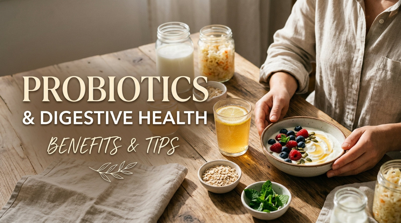 Probiotics and Digestive Health: Benefits & Tips