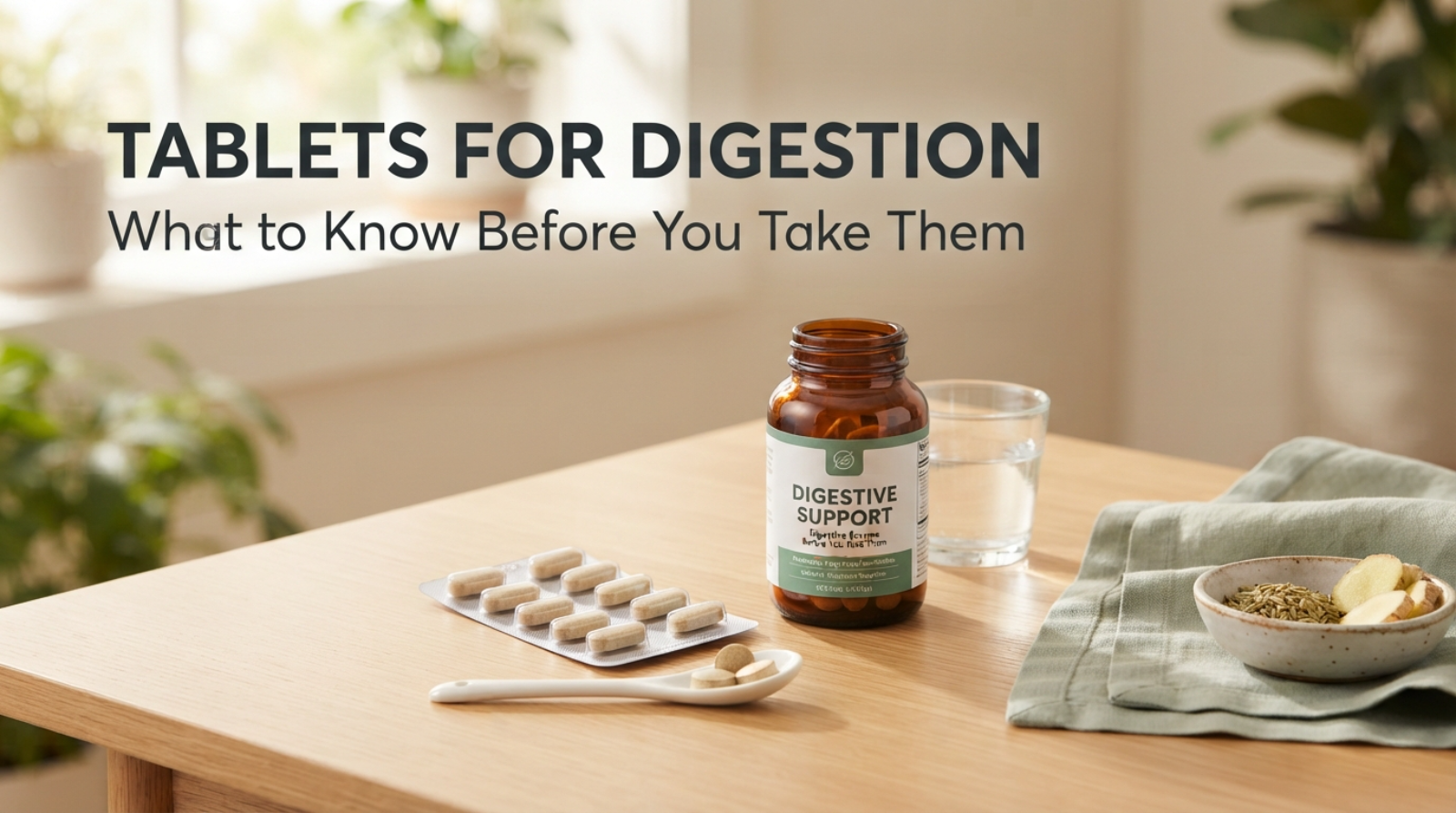 Tablets for Digestion: What to Know Before You Take Them